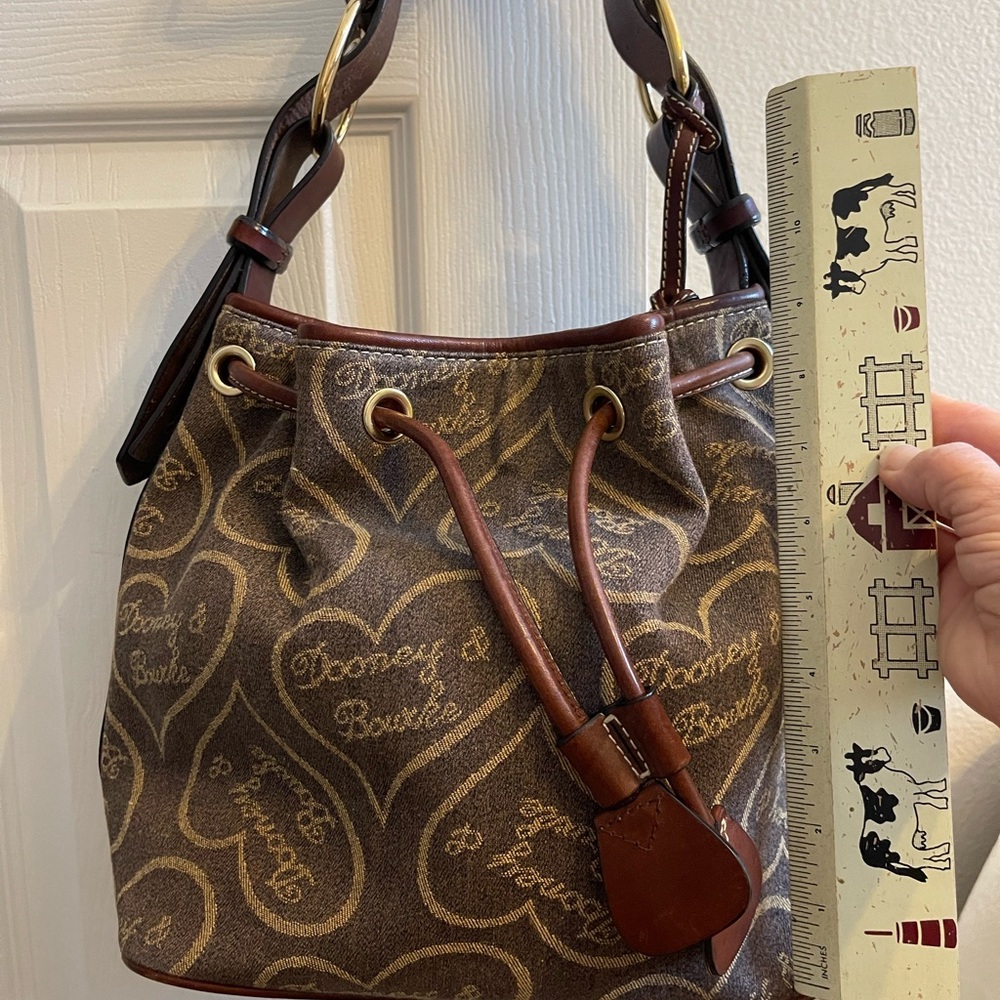 Dooney & Bourke Brown and Tan Shoulder Bag - Picture 10 of 12